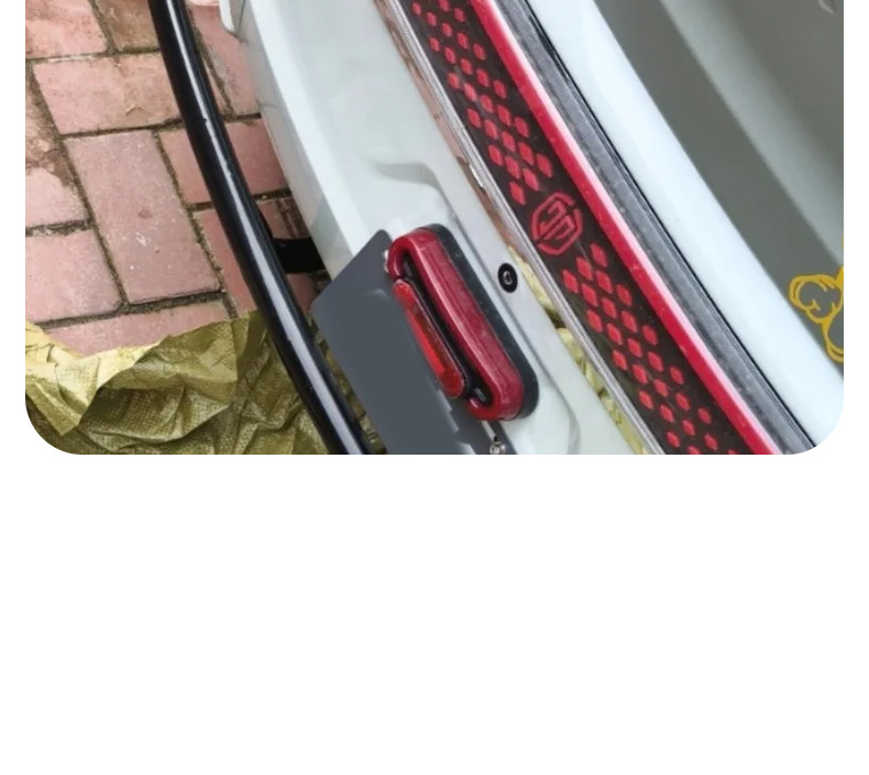 Suitable for Jinpeng Su7 Tricycle Anti-Collision Rear Bumper Anti-Scratch and Anti-Rubbing Thickeneded and Durable Rear Bumper Modification Accessories