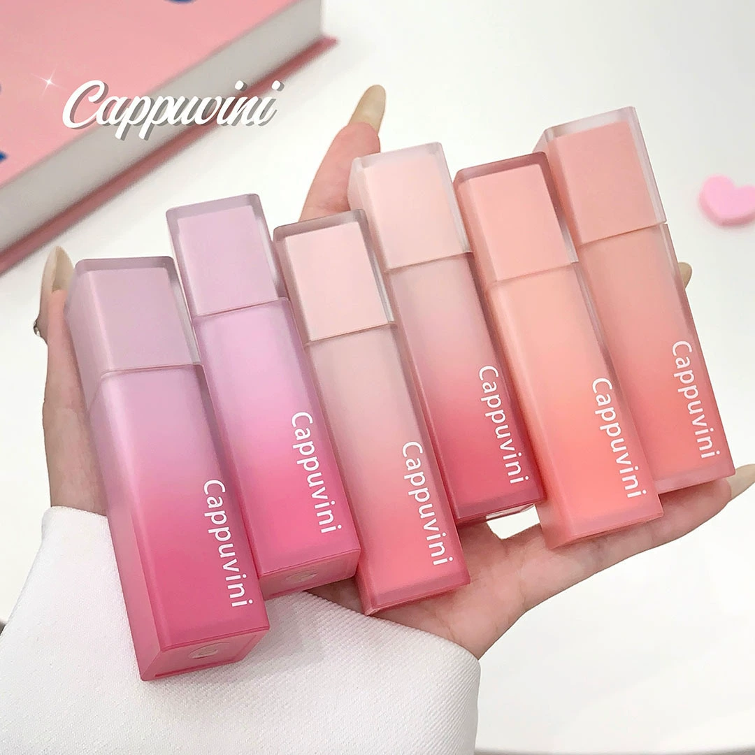 CAPPUVINI обнажённая нежная водяная дымка глянца для губ, кросс-ован domestic makeup, лёгкий бархат, бархатное шоу, белый блеск для губ держит макияж женская помада
