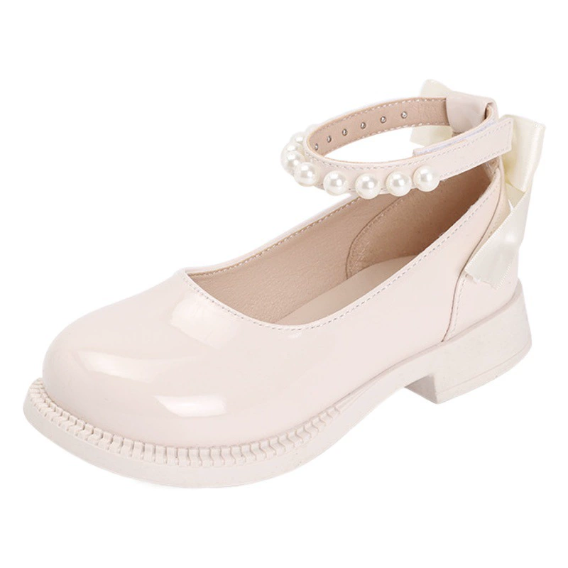 Туфли для девочек. Детские маленькие кожаные туфли принцессы. Новинка весны и осени 2025 года. Одиночные туфли для девочек на высоком каблуке. Мэри Джейн с мягкой подошвой.
