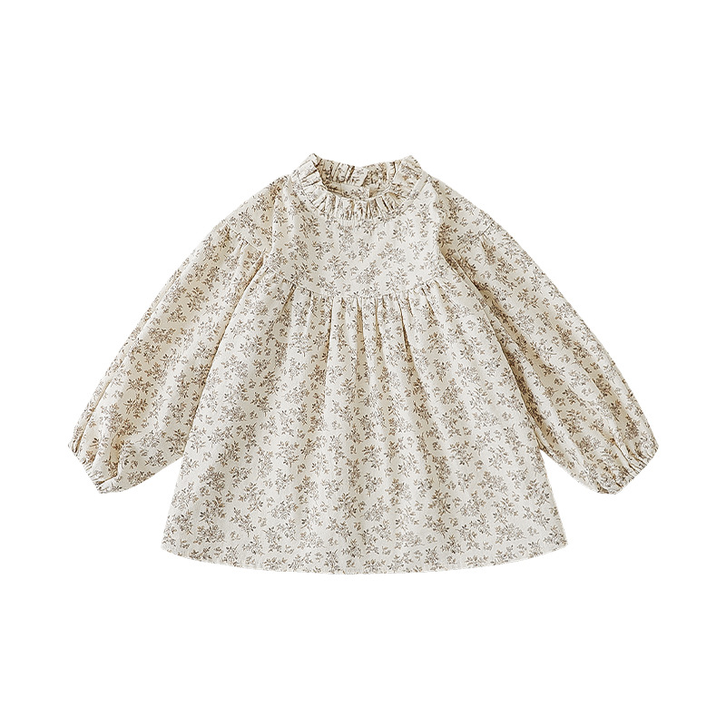 AQ0119 flor marrón beige