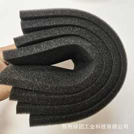 PU海绵内衬减震缓冲海绵电子产品包装黑色防静电海绵