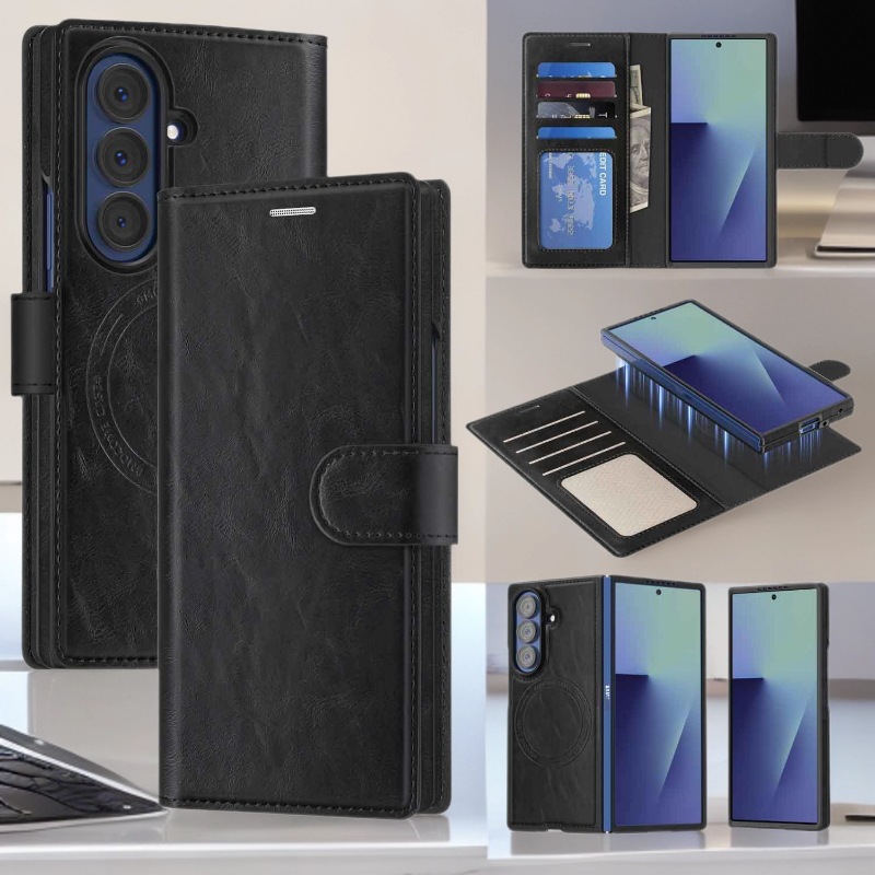 Samsung, Google, compatible phone case, folding protective case, 6/7, business version