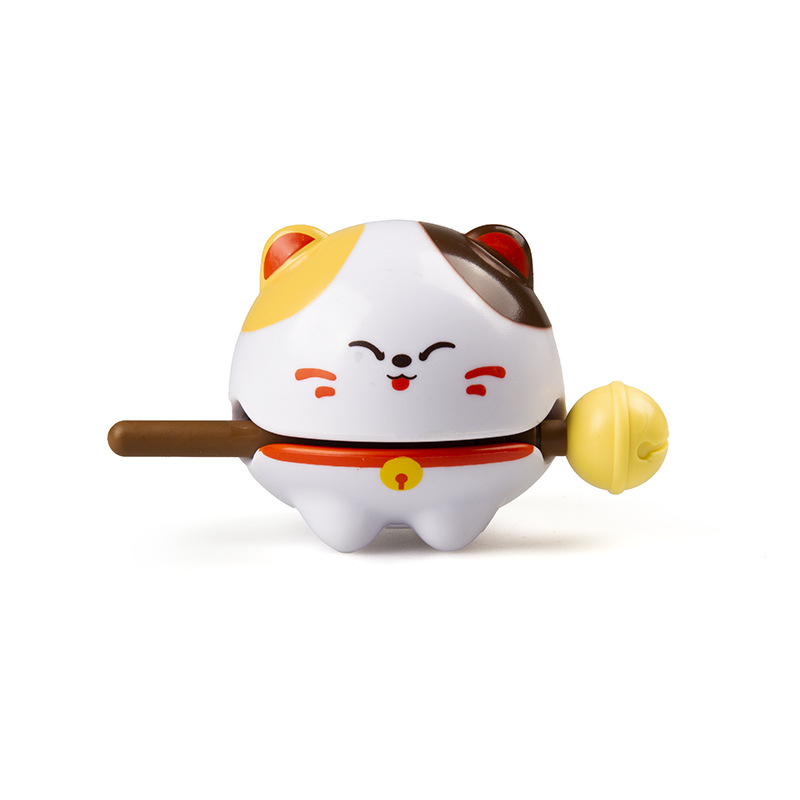 Golpear el juguete de descompresión de peces de madera Mérito 1 Decoración de gato de la suerte Oficina cura el estado de ánimo lindo juguete de dibujos animados image 6