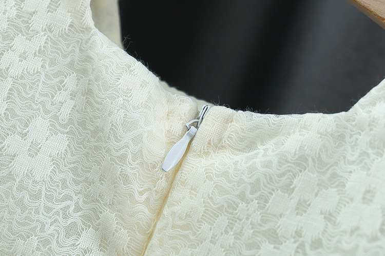 Sommerkleid Aus Spitze Mit Großer Schleife Für Mädchen Kurzärmlig_voghion.com