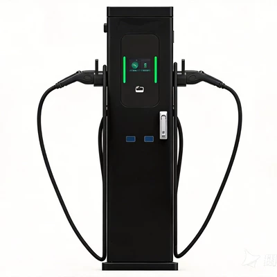 European Standard Type2 Home and Commercial Dual-Port AC 22KW New Energy Electric Vehicle Charging Station with MID Meter