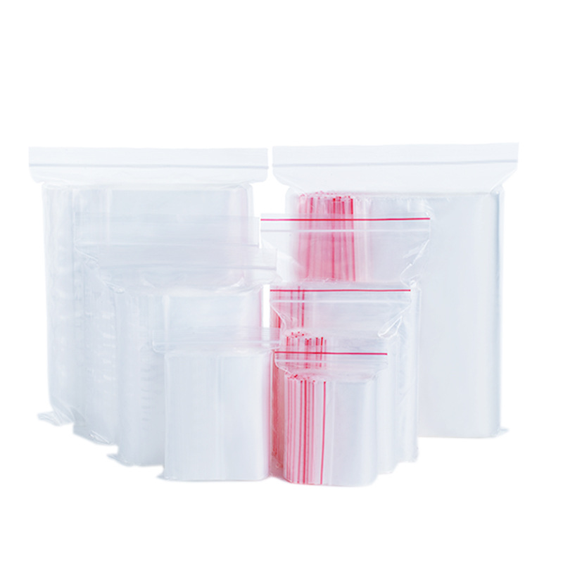Fabricante transparente PE pequeña mini bolsa ziplock joyería bolsa de embalaje bolsa de sellado grueso antioxidación bolsa sellada al por mayor