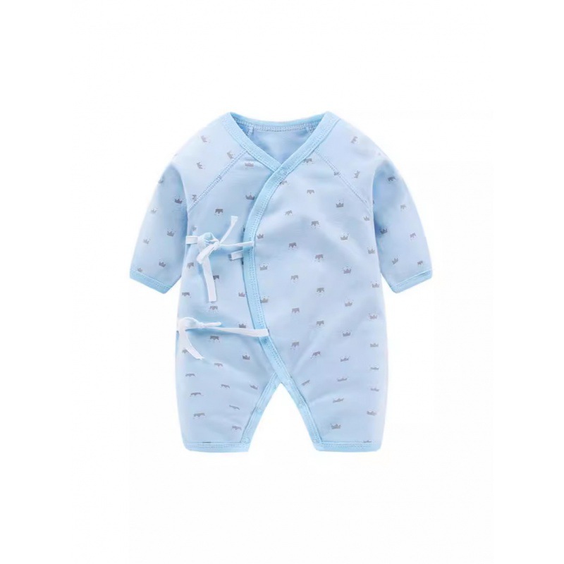 儿童新款蝴蝶哈衣新生儿婴儿连体衣服0-3-6个月纯棉宝宝爬服批发
