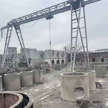厂家现货井圈预制成品污水雨水井水泥混凝土变径盘收口盖板构件
