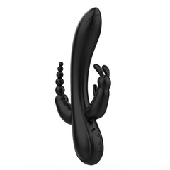Magic Rabbit Triple-Prong G-Spot Rabbit Vibrator Massage Wand, Silicone Rechargeable Simulation Penis for Women – Manufacturer