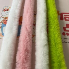批发仿獭兔毛条汉服斗篷毛边皮草服装辅料人造毛绒条环保毛条DIY