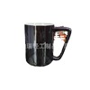 Plating Cup Zibo manufacturer color plating cup heating coating ceramic cup can printed logo electroplating cup