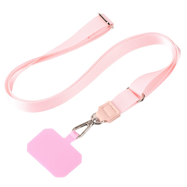 Pink flat rope+pink patch