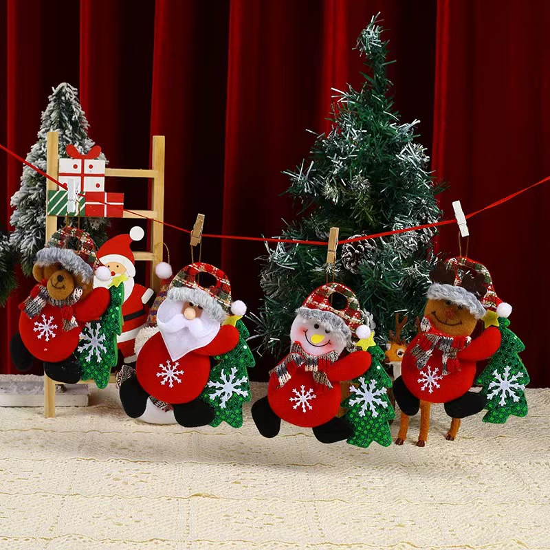 К Christmas ткань, подвеска, кукла для пожилых, decorations, украшения, подарок на день рождения