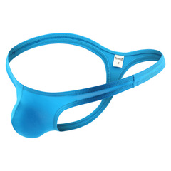 廠家批發簡約男士丁字褲錦綸青年舒適個性透氣低腰內褲男一件代發