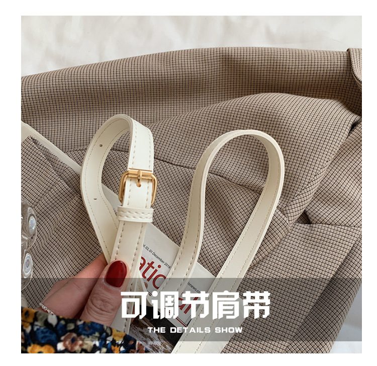 Fashion Solid Color Saddle Bag Wholesale display picture 33