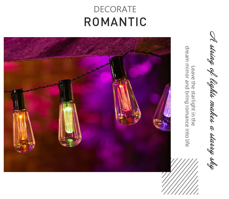 Luci a LED solari e USB - Luci da campeggio impermeabili per esterni, luci decorative per giardino, patio, tenda e tendaggi_voghion.com