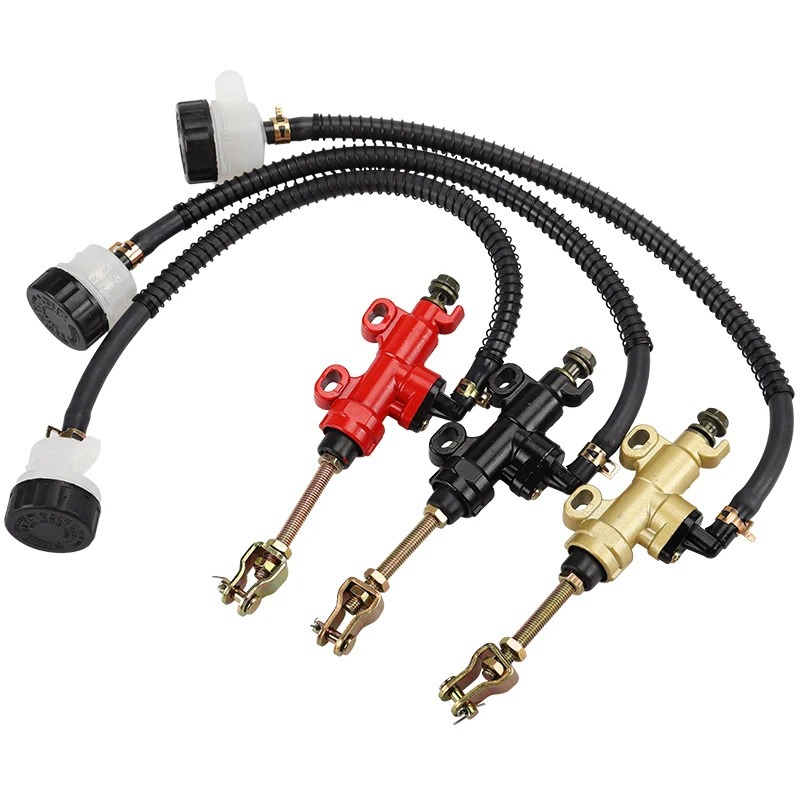 One-Word Pump with Oil Pipe Round Oil Cup Foot Brake Conjoined Pump 50-250Cc Off-Road Atv Beach Motorcycle Accessories