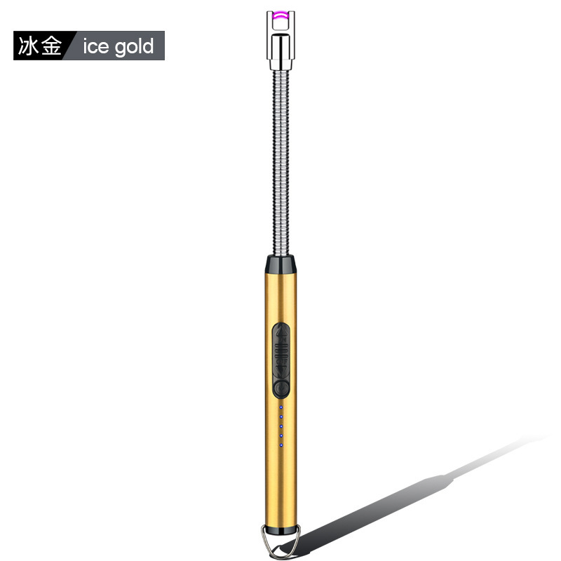 Fabricantes al por mayor Arco Tipo-c Cargador Encendedor Estufa de gas Encendido Agarre Exalargue Cocina Encendedor Transfronterizo Chong