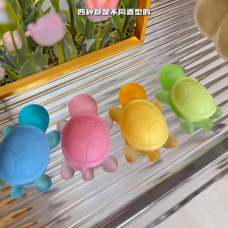 かわいい小さなカメの手作りエッセンシャルオイル石鹸、可愛らしい子供向け漫画風エッセンシャルオイル石鹸、家庭用清掃ケア|undefined