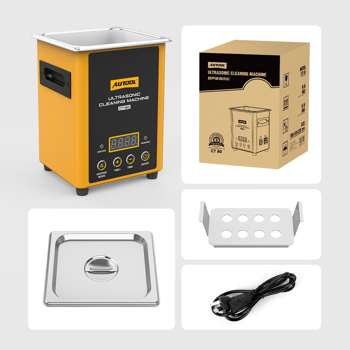 Limpiador Ultrasónico de Inyectores CT80 para Mantenimiento Automotriz y Limpieza de Inyectores
