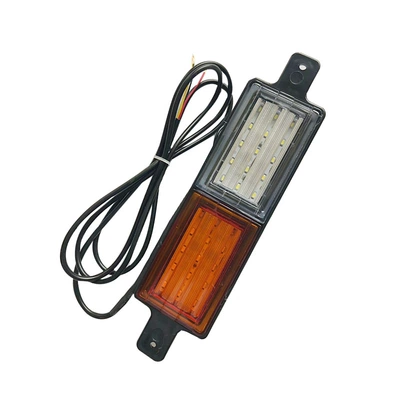Spot Modified Car Side Tail light - yellow-and-white