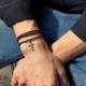 Cross-border Trade Multi-layer Woven Cross Bracelet Men's European and American Fashion Personality Black Bracelet Ethnic Style Jewelry
