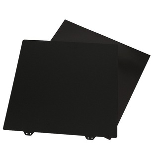 2Pcs 3D Printing Hot Bed Accessories 300mm Magnetic Sticker B Surface + Double-Layer Texture Pei Powder Steel Plate Cr-10S