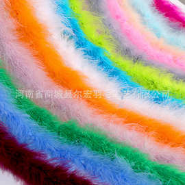 优质火鸡全统绒毛条15-40克 羽毛围巾舞台演出服装配饰工艺品工厂