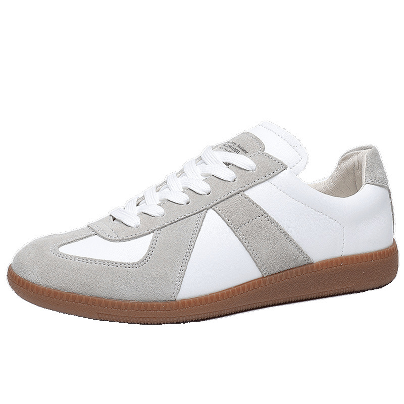 Zapatillas de entrenamiento alemanas para hombre y mujer, nuevas zapatillas blancas informales de primavera 2026, zapatillas de entrenamiento del ejército alemán retro japonés para hombre, zapatillas blancas.