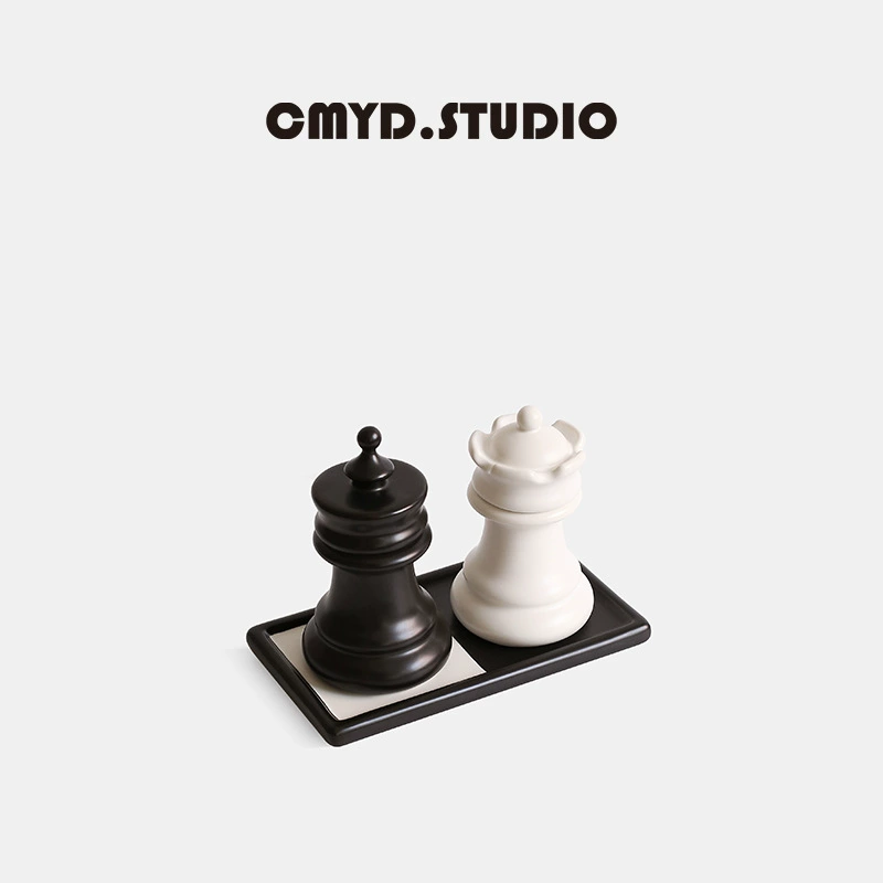 Chess, design cotton swabs, creative high quality ceramic dental floss
