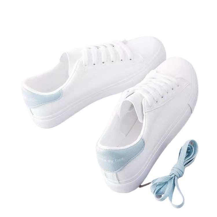 Baskets blanches pour femmes 2025, nouvelles chaussures plates d'été assorties à une robe, en cuir souple, décontractées et polyvalentes._voghion.com