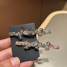 韩国东大门水晶发夹头饰镶钻边夹刘海夹碎发夹鸭嘴夹头饰