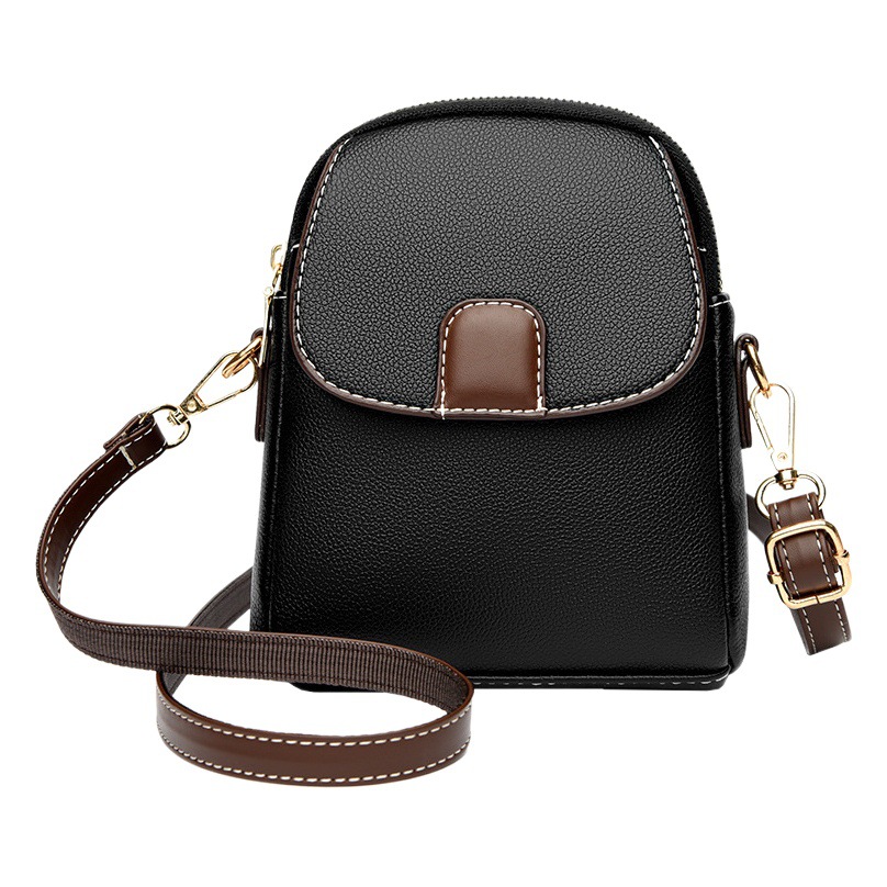 2025 nueva moda bolso pequeño de hombro bolso de teléfono móvil de mujer de moda cuero suave más fácil para combinar bolso cruzado europeo y americano al por mayor transfronterizo