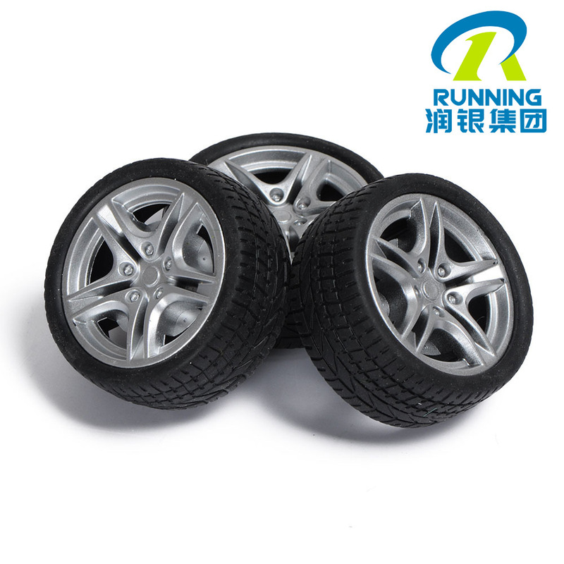 Wholesale toy car rubber wheels, robot remote control car rubber tires, wear-resistant and silent rubber tires, customizable