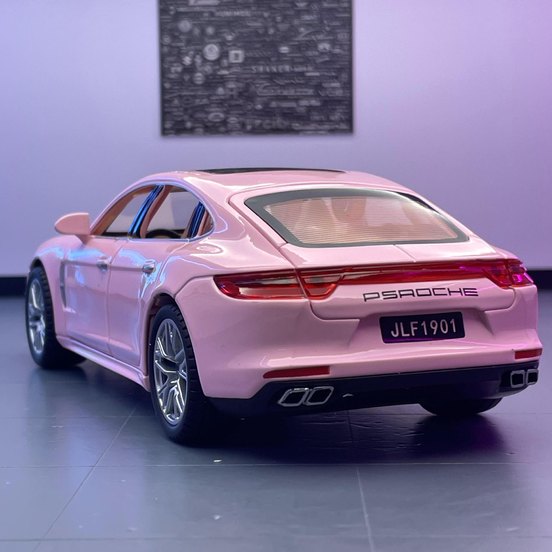 Weili aleación modelo de coche 1:24 pa la mera Luz de sonido Tire hacia atrás juguete coche música modelo decoración colección