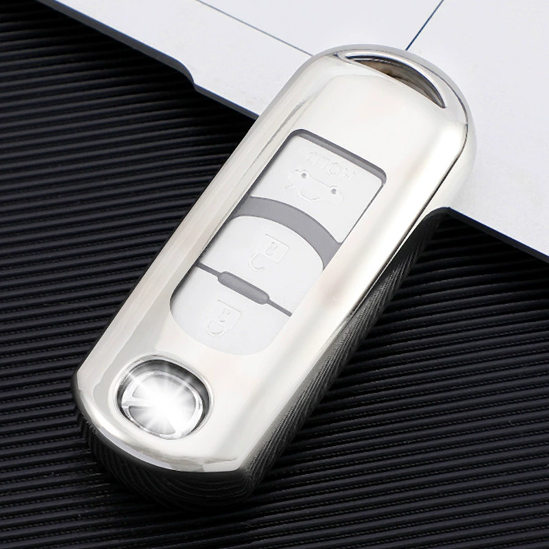 Чехол для ключей Mazda подходит для CX-5 Atez CX-8 Прозрачный чехол для ключей от автомобиля