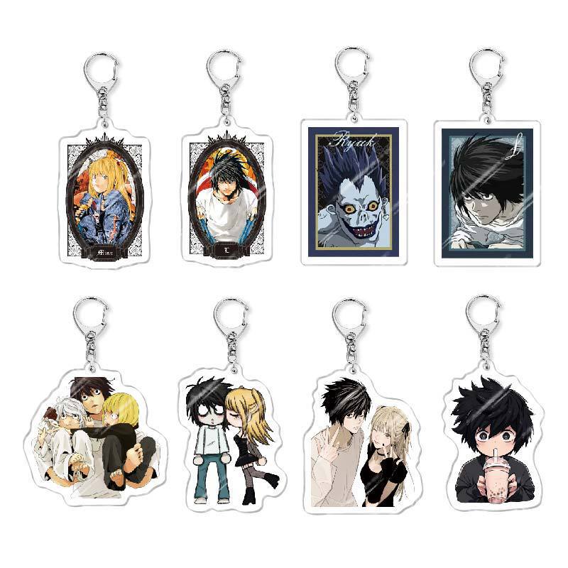 Death Note Acrylic Pendant Keychain Decoration L Nighttime Moon Armin Arnold Animation Surrounding