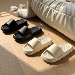 2025年夏新作 メンズスリッパ 厚底 滑り止め カップル 学生 外履き ビーチサンダル レディース