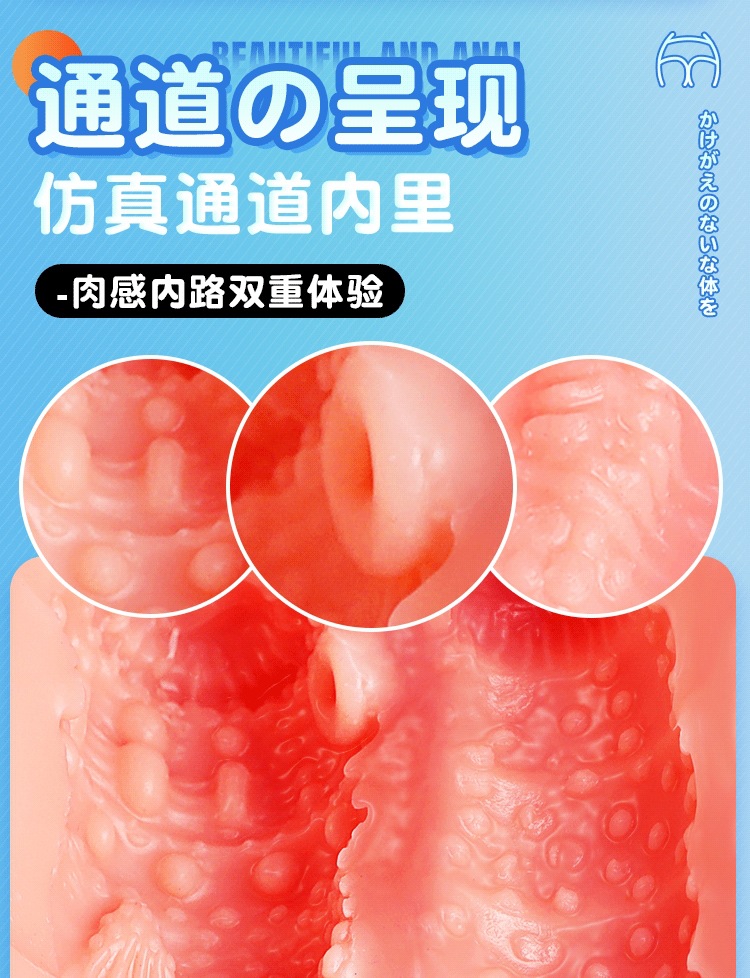 Half-Body Male Masturbator with Realistic Butt Mold and Breasts, TPE Manual Adult Toy — detail image 9