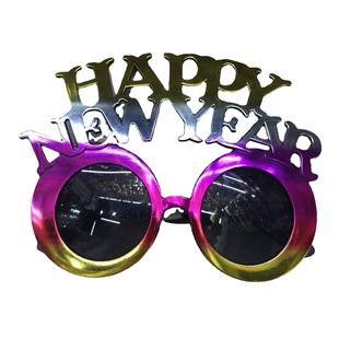 Happy New Year New Year Party Happy New Year Party Glasses Festival Party Dress Up Photo Props