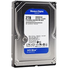 WD20EZAZ台式机硬盘2T西数蓝盘2tb64M/256M缓存