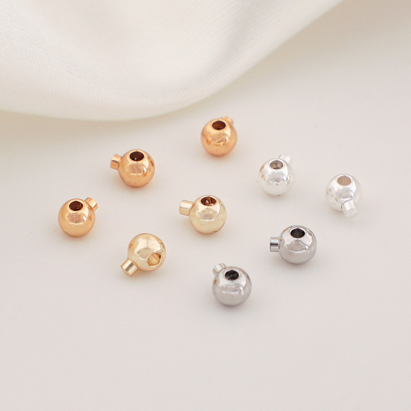 DIY Necklace Clasp 18K Gold-Plated Color-Preserving Positioning Clasp Bracelet Copper Pressure Cooker Clip Jewelry Accessories