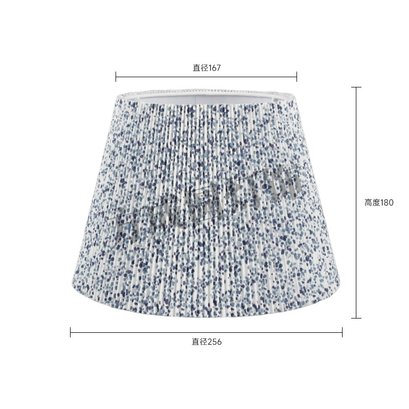 Pantalla de lámpara de parche plano plisado, pequeña lámpara de mesa de tela de dormitorio floral fresca, pantalla de lámpara, lámpara de pie de hotel, accesorios de carcasa de pantalla de lámpara
