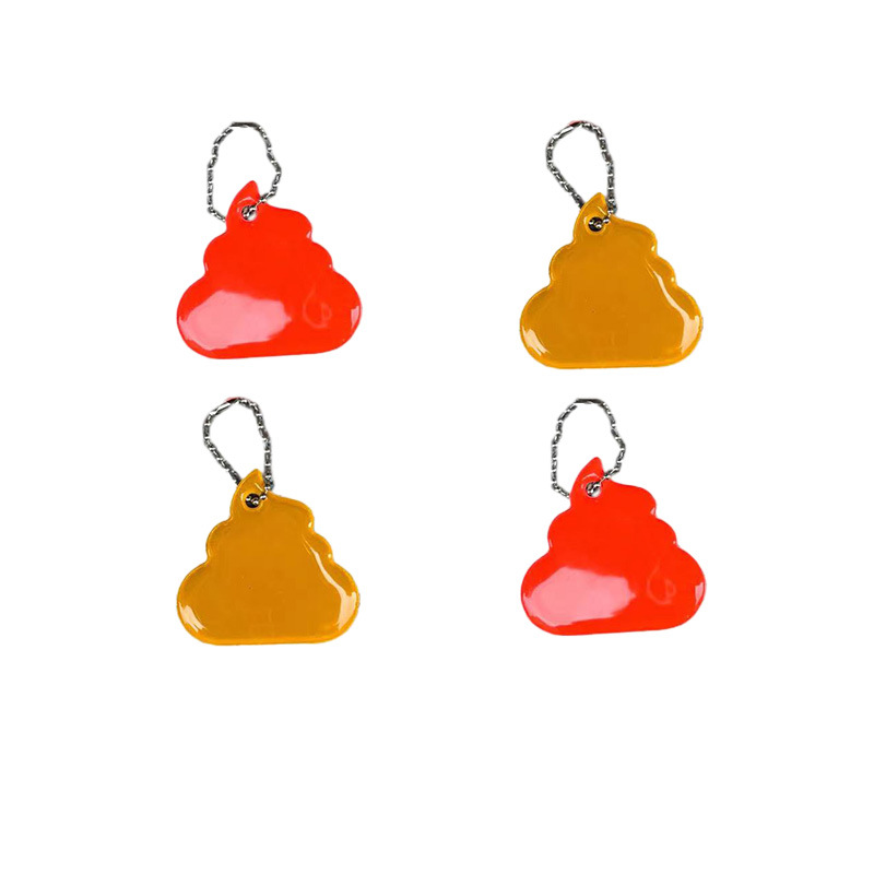 Nuevo creativo llavero de conveniencia extraño colgante reflectante bolso colgante