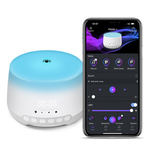 White noise sleep aid device sleep aid APP mobile phone control time display timing off alarm clock wake-up commonly used DIY