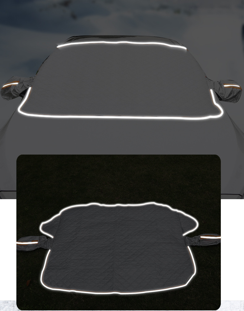 Car Snow Shield, Sun Protection, Rain Protection, Heat Insulation Car Cover, Front Windshield Cover, Snow Shield, Winter Supplies, Car Sunshade