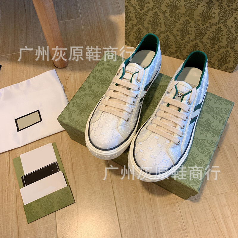 Y標高バージョンg家レトロ刺繍ズック靴1977老花男女カップル靴カジュアル白靴スポーツシューズ|undefined