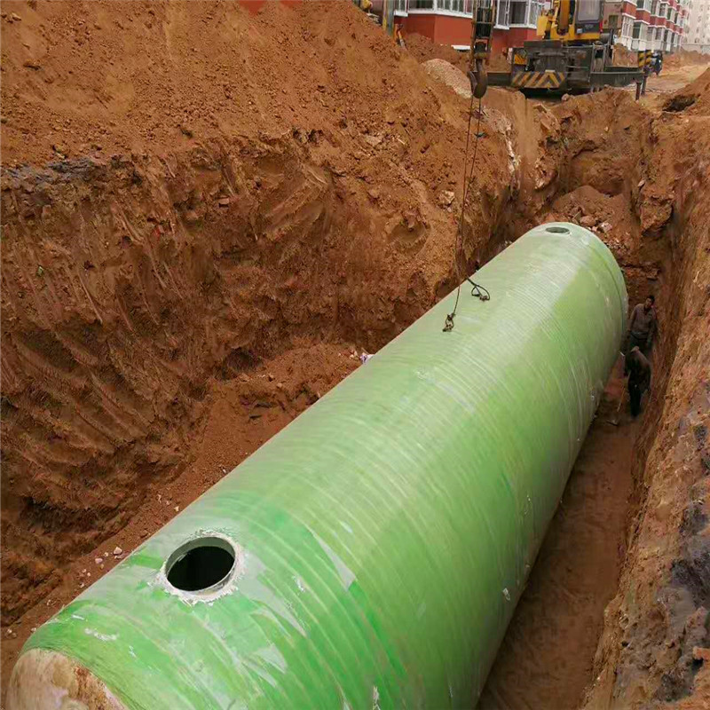 陕西汉中BZHC-A玻璃钢化粪池工地生活区临时使用成品化粪池发货快