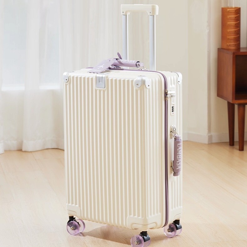 Luggage Suitcase 24inch Thickened Trolley Case 20inch Carry-On Suitcase 2026 New Model Aluminum Frame Travel Suitcase for Business Trips