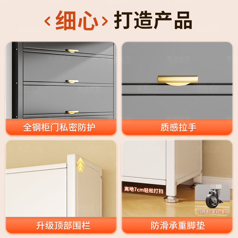 家用阳台收纳柜多层大容量防尘储物柜室内外防水防晒铁皮置物架子|undefined